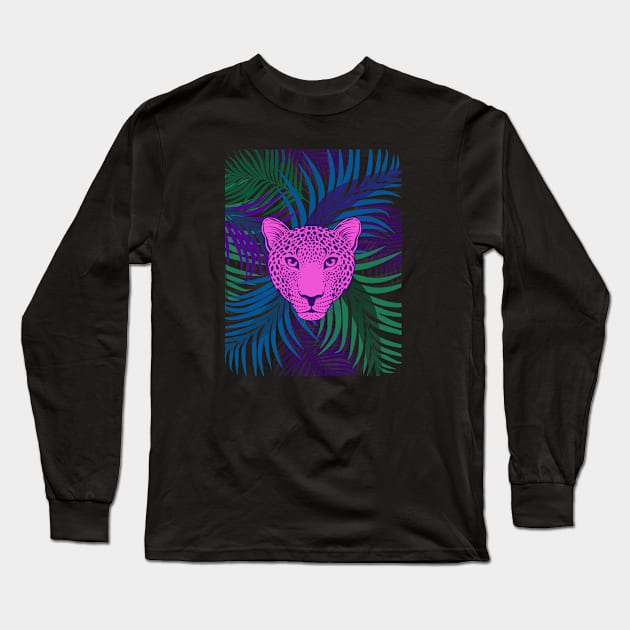 Jungle Cat Long Sleeve T-Shirt by Pirate Living 